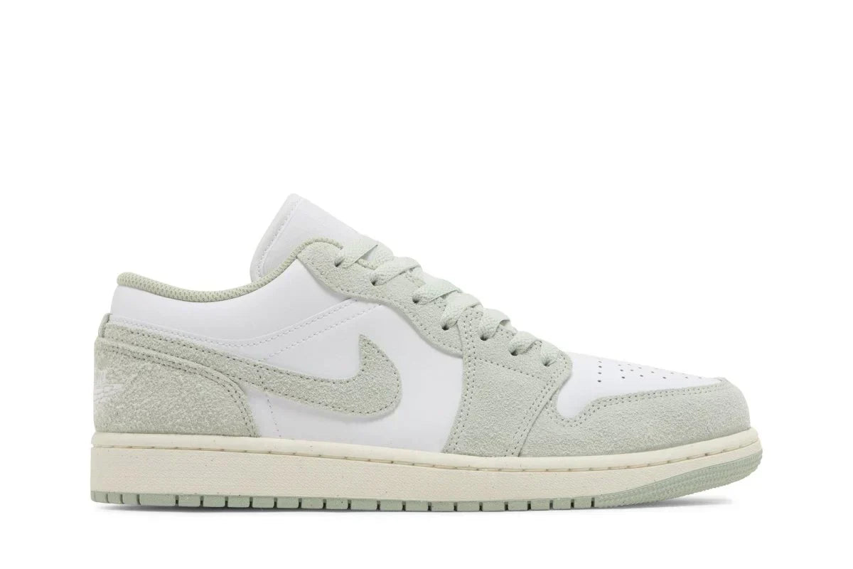 Tênis Air Jordan 1 Low Light Green Verde vista superior