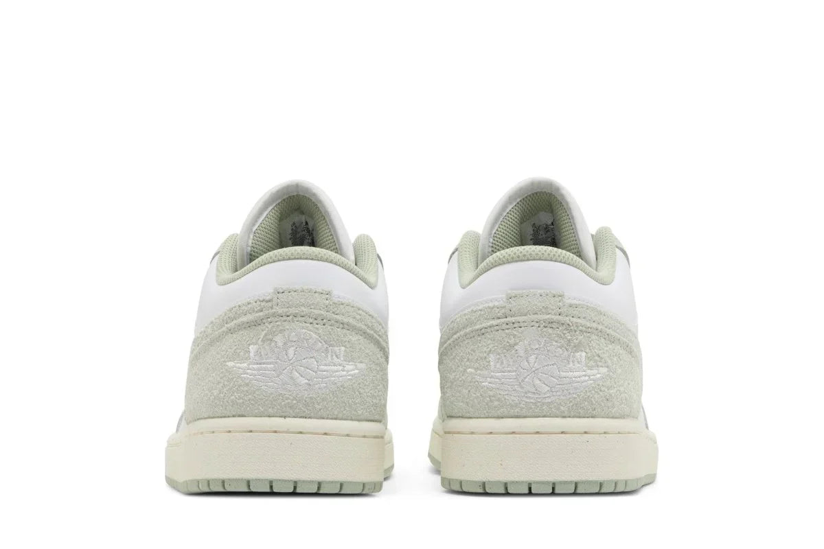 Tênis Air Jordan 1 Low Light Green Verde vista traseira