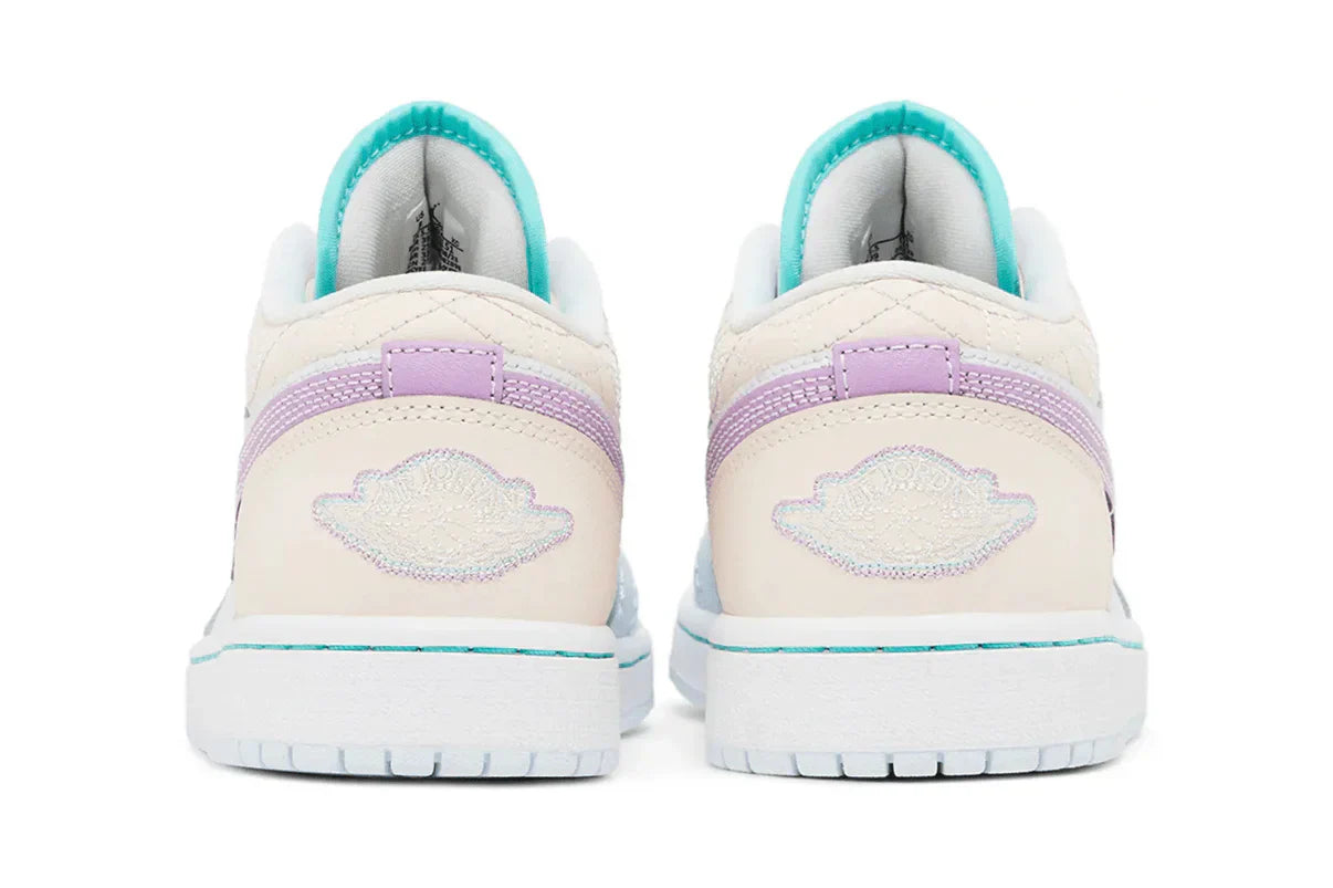 Tênis Air Jordan 1 Low Multicolor Sashiko Colorido vista traseira