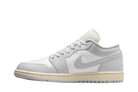Tênis Air Jordan 1 Low Neutral Grey Coconut Milk Cinza detalhe do solado