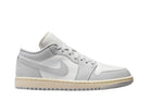 Tênis Air Jordan 1 Low Neutral Grey Coconut Milk Cinza vista superior