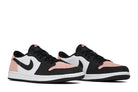 Tênis Air Jordan 1 Low OG Bleached Coral Rosa detalhe do material