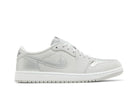 Tênis Air Jordan 1 Low Og Metallic Silver Cinza vista superior