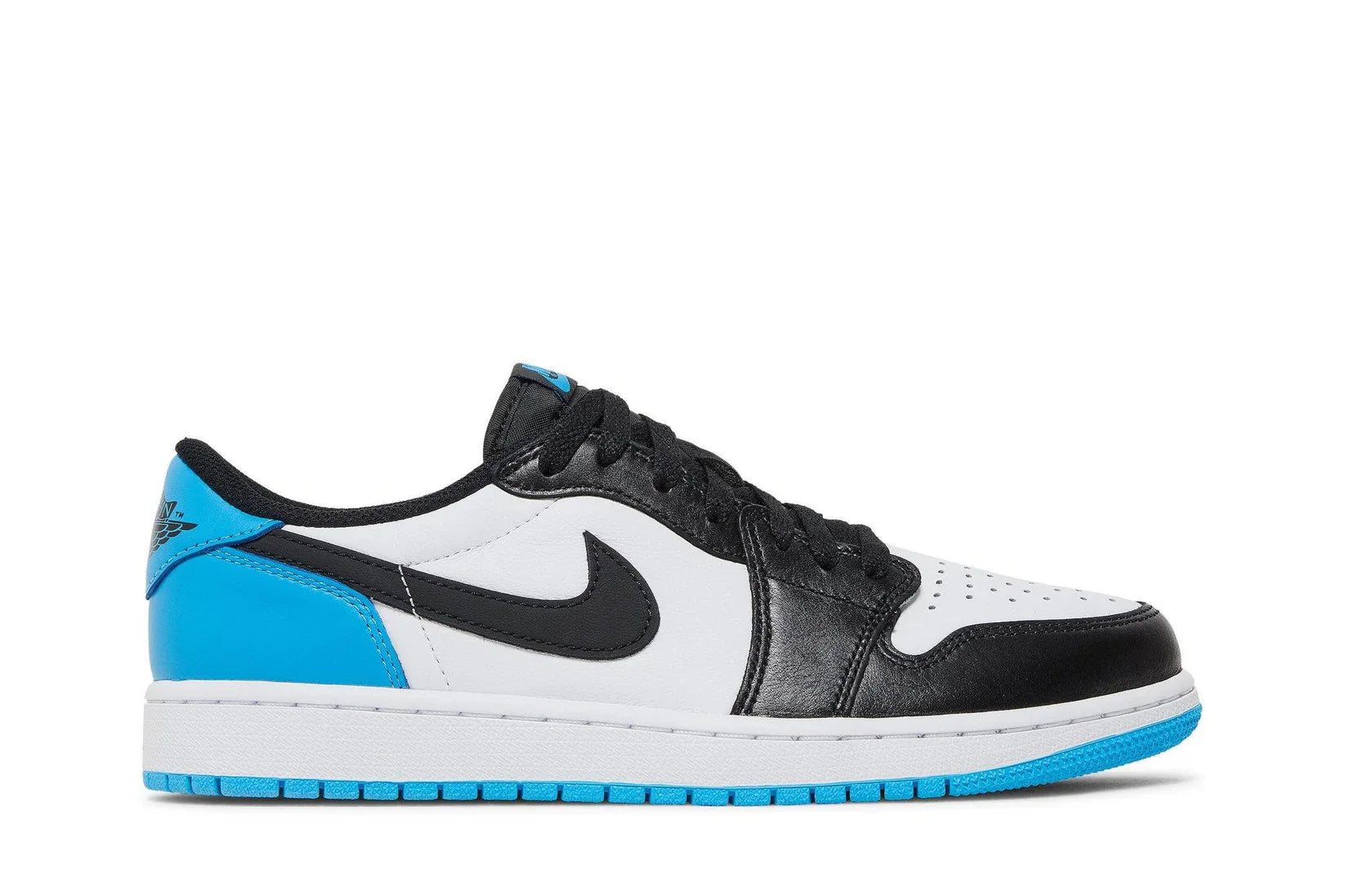 Tênis Air Jordan 1 Low OG UNC Azul vista superior