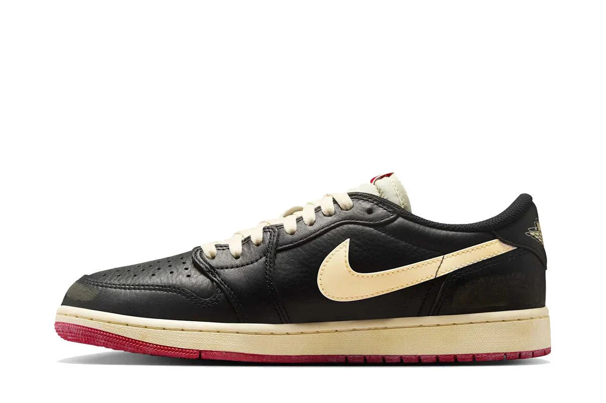 Tênis Air Jordan 1 Low OG x Nigel Sylvester Better With Time Preto vista superior