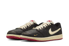 Tênis Air Jordan 1 Low OG x Nigel Sylvester Better With Time Preto detalhe do material