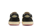 Tênis Air Jordan 1 Low OG x Nigel Sylvester Better With Time Preto detalhe do solado
