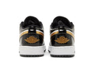 Tênis Air Jordan 1 Low SE Gs Gold Toe Preto detalhe do material