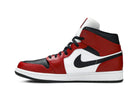 Tênis Air Jordan 1 Mid Chicago Black Toe Vermelho/Preto vista traseira