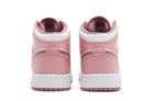 Tênis Air Jordan 1 Mid GS Valentines Day (2023) Rosa detalhe do solado