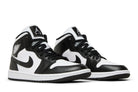 Tênis Air Jordan 1 Mid Panda Preto vista superior
