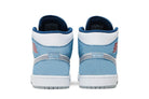 Tênis Air Jordan 1 Mid SE French Blue Azul detalhe do solado