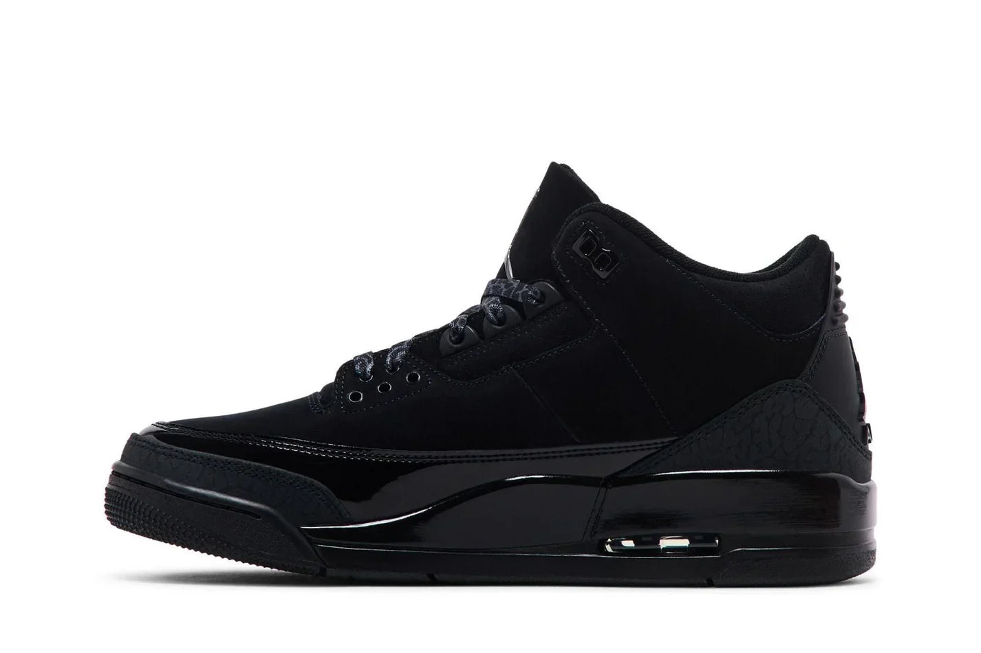 Tênis Air Jordan 3 Retro Black Cat Preto vista superior