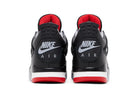 Tênis Air Jordan 4 Bred Reimagined Preto detalhe do material