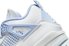 Tênis Air Jordan 4 Retro Forget Me Not Azul detalhe lateral