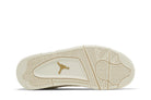 Tênis Air Jordan 4 Retro Metallic Gold Branco detalhe do material