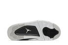 Tênis Air Jordan 4 Retro Military Black Branco detalhe do solado