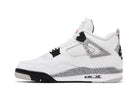 Tênis Air Jordan 4 Retro OG Nike White Cement Couro Branco detalhe lateral