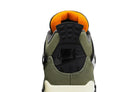 Tênis Air Jordan 4 Retro OG SP Undefeated (2025) Verde detalhe frontal