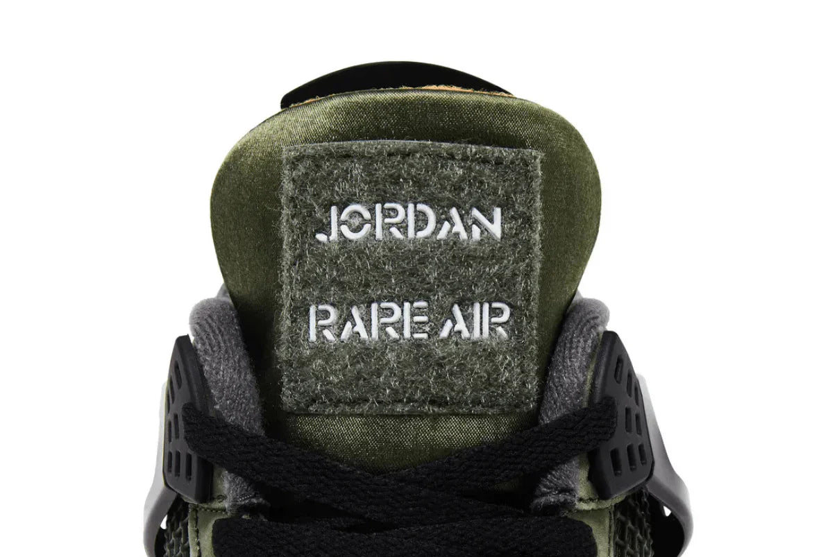 Tênis Air Jordan 4 Retro OG SP Undefeated (2025) Verde detalhe interno