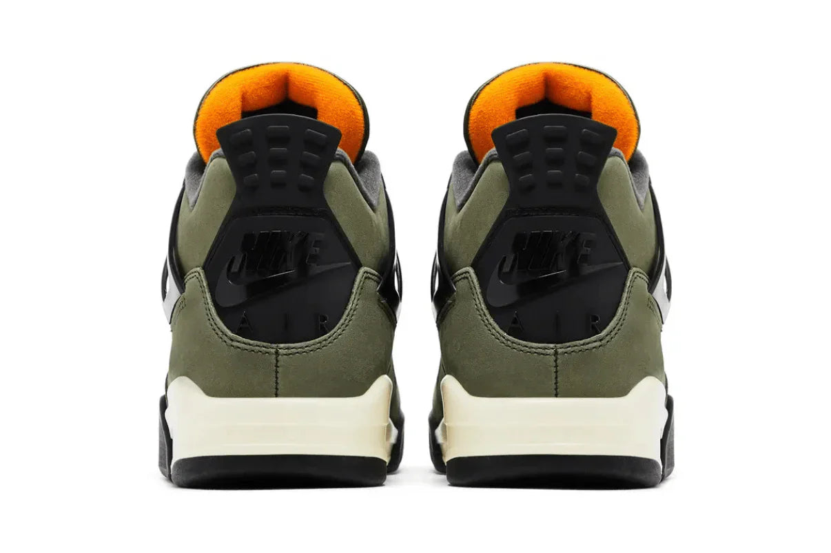 Tênis Air Jordan 4 Retro OG SP Undefeated (2025) Verde detalhe lateral