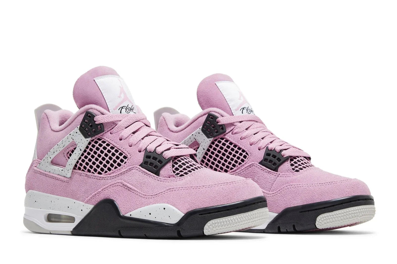Tênis Air Jordan 4 Retro Orchid Rosa vista superior