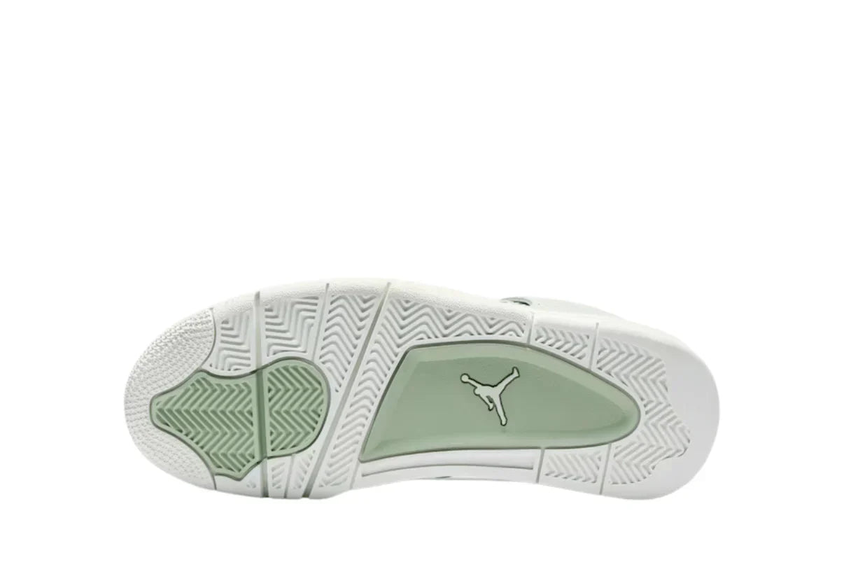 Tênis Air Jordan 4 Retrô Seafoam Verde vista traseira