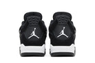 Tênis Air Jordan 4 Retro White Thunder Preto detalhe do solado