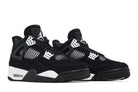 Tênis Air Jordan 4 Retro White Thunder Preto vista superior
