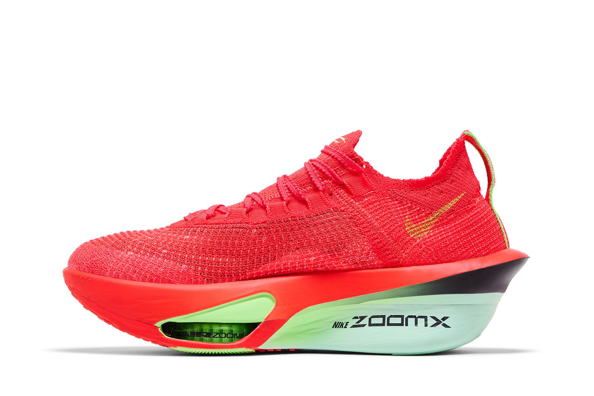 Tênis Air Zoom Alphafly NEXT% 3 'Bright Crimson Lime Blast' Vermelho - FD8311-600