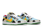 Tênis Ben & Jerrys x Dunk Low SB Chunky Dunky Colorido detalhe do solado