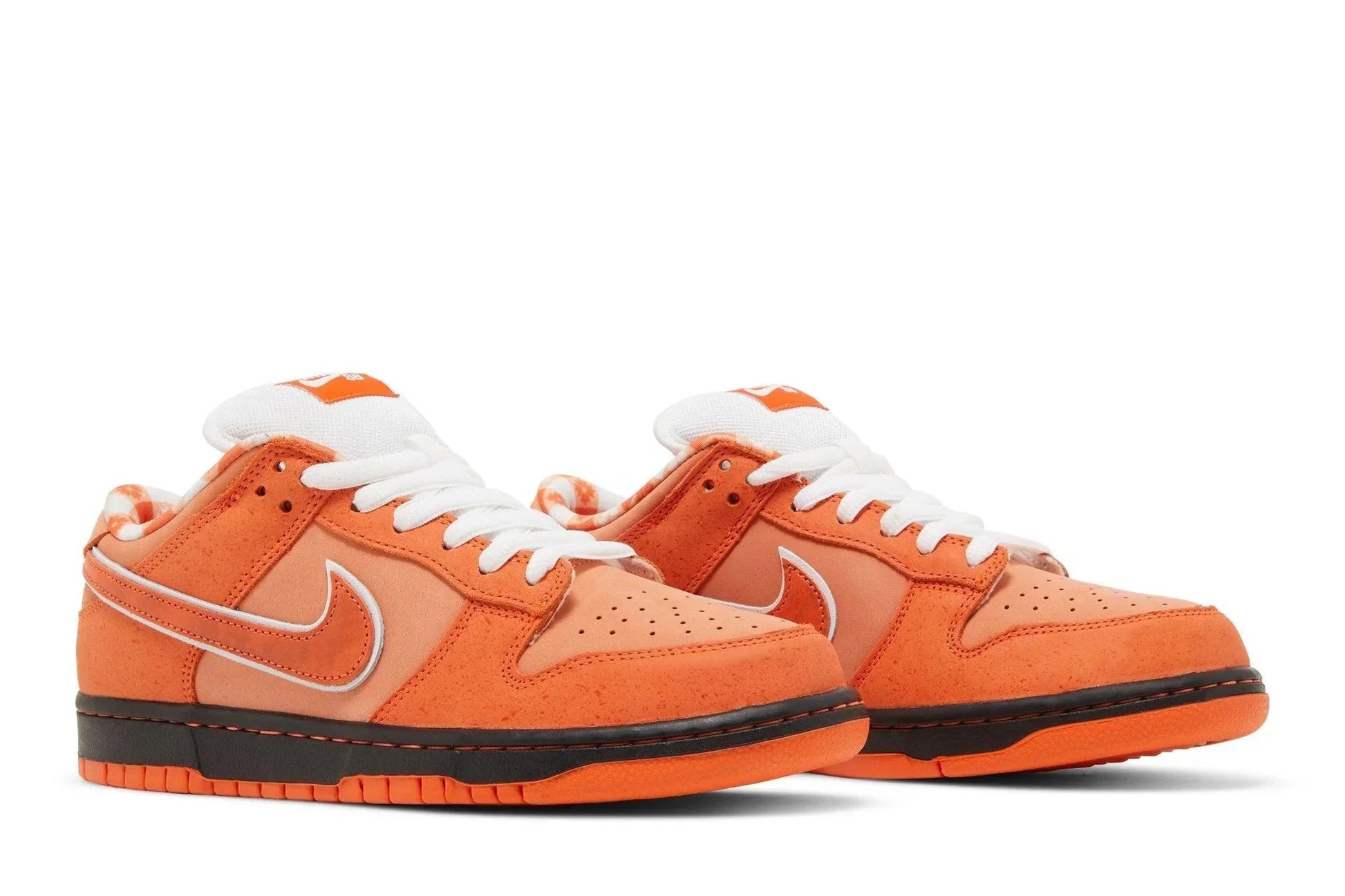 Tênis Concepts x Nike SB Dunk Low Orange Lobster Laranja vista superior