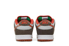 Tênis Crushed D.C. x Nike SB Dunk Low Golden Hour Colorido detalhe do solado