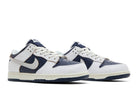 Tênis HUF x Nike SB Dunk Low New York Branco/Azul detalhe do material