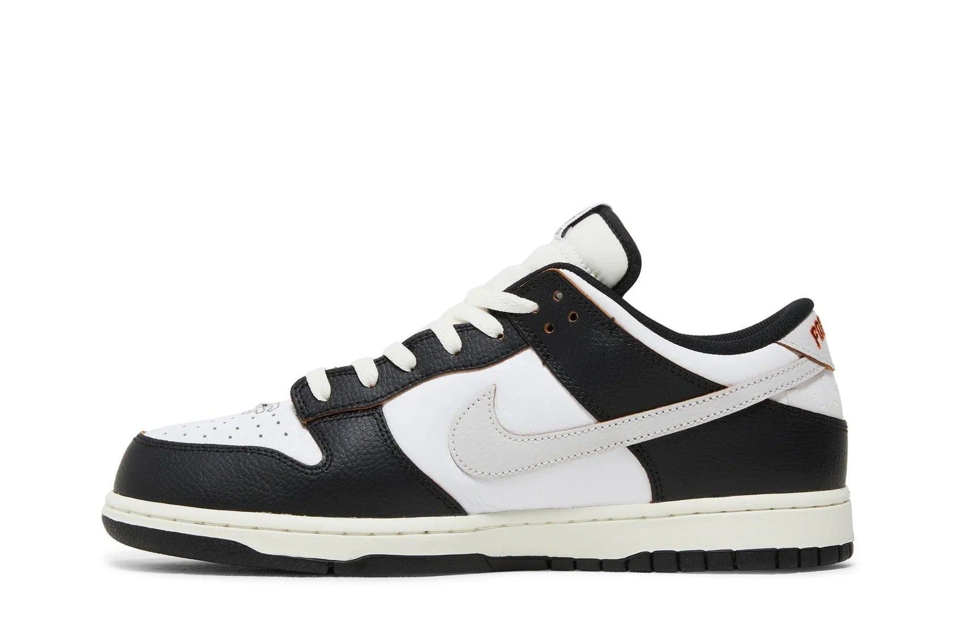 Tênis HUF x Nike SB Dunk Low San Francisco Preto vista traseira