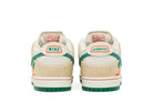 Tênis Jarritos x Nike SB Dunk Low Branco/Verde detalhe do solado