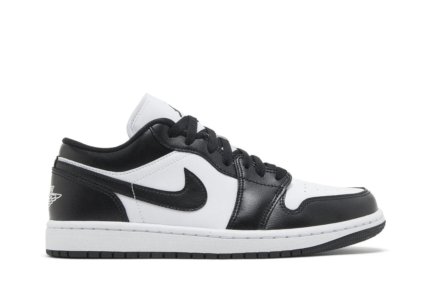 Tênis Jordan 1 Low Panda (2023) Preto vista superior