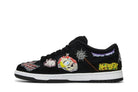 Tênis Neckface x Nike SB Dunk Low Pro Black Preto vista traseira