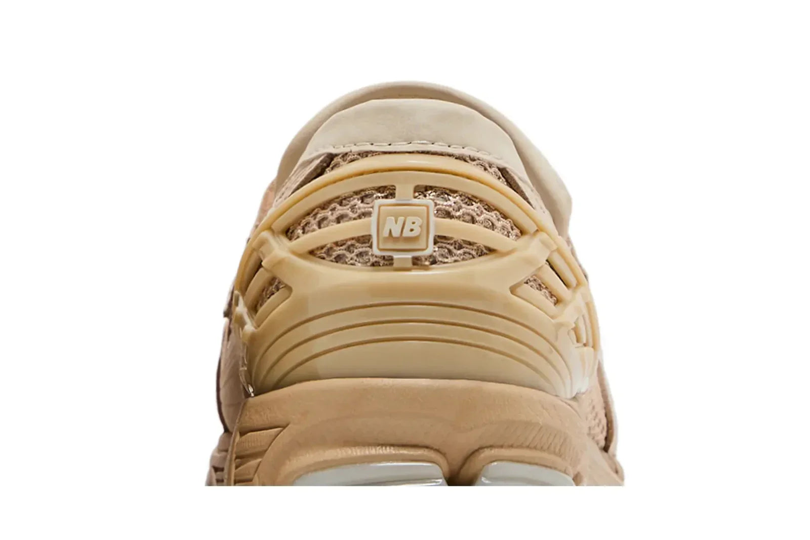 Tênis New Balance 1906L Khaki Bege detalhe do material