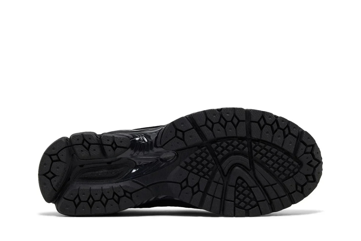 Tênis New Balance 1906L Preto Couro Mesh Preto detalhe do material