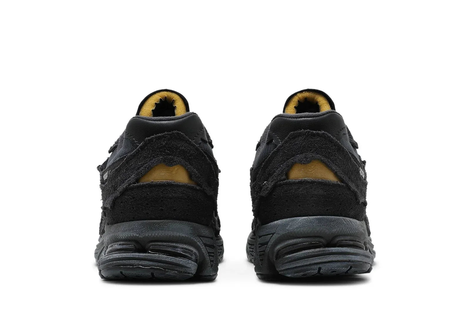 Tênis New Balance 2002R Protection Pack Phantom Cinza Camurça Mesh Preto vista superior