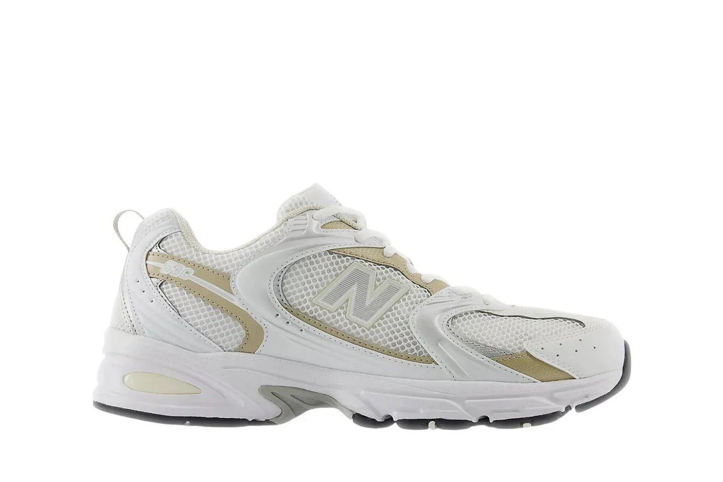Tênis New Balance 530 Stoneware Line Branco vista lateral