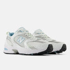 Tênis New Balance 530 White Chrome Blue Branco vista superior