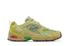 Tênis New Balance 530 x Salehe Bembury Prosperity Be The Prize Verde vista superior