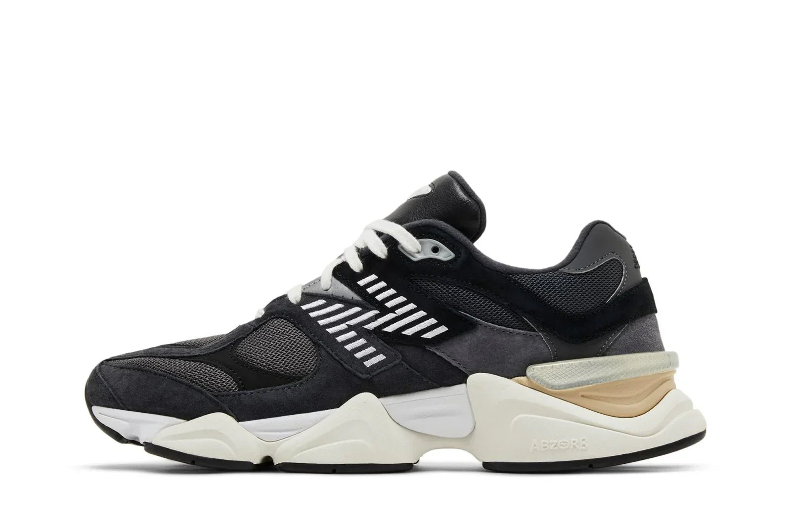 Tênis New Balance 9060 Black Magnet Preto vista traseira