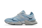 Tênis New Balance 9060 Chrome Blue Azul vista traseira