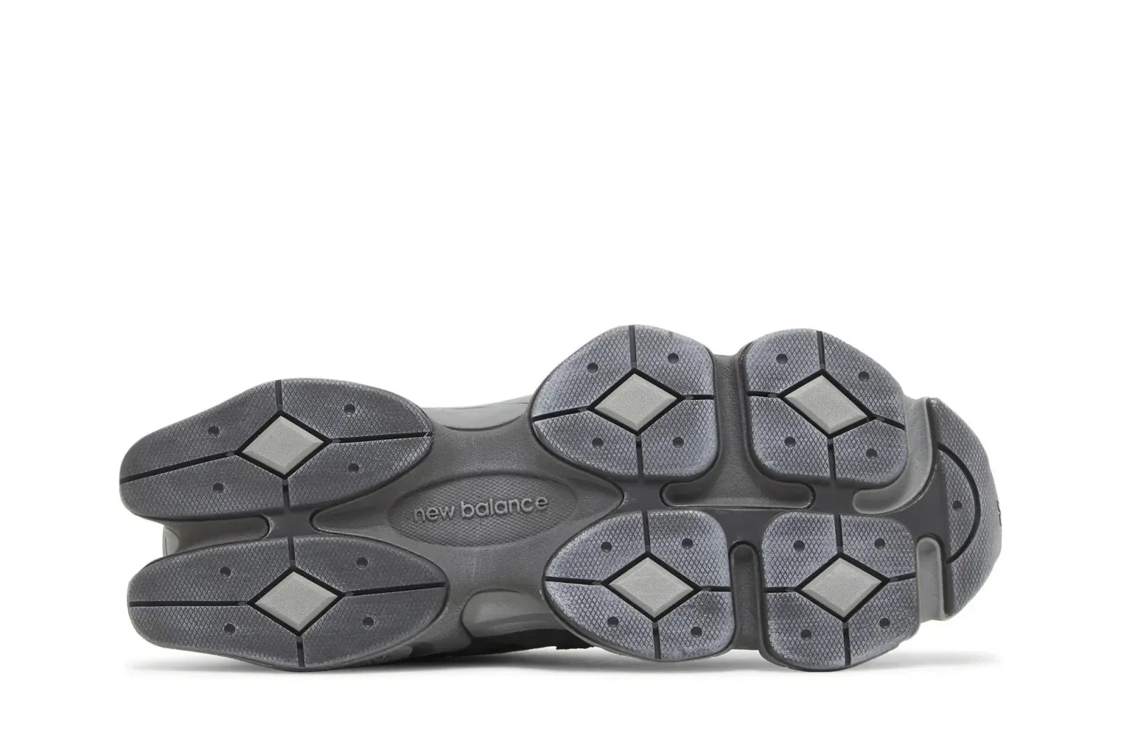 Tênis New Balance 9060 Magnet Cinza vista traseira