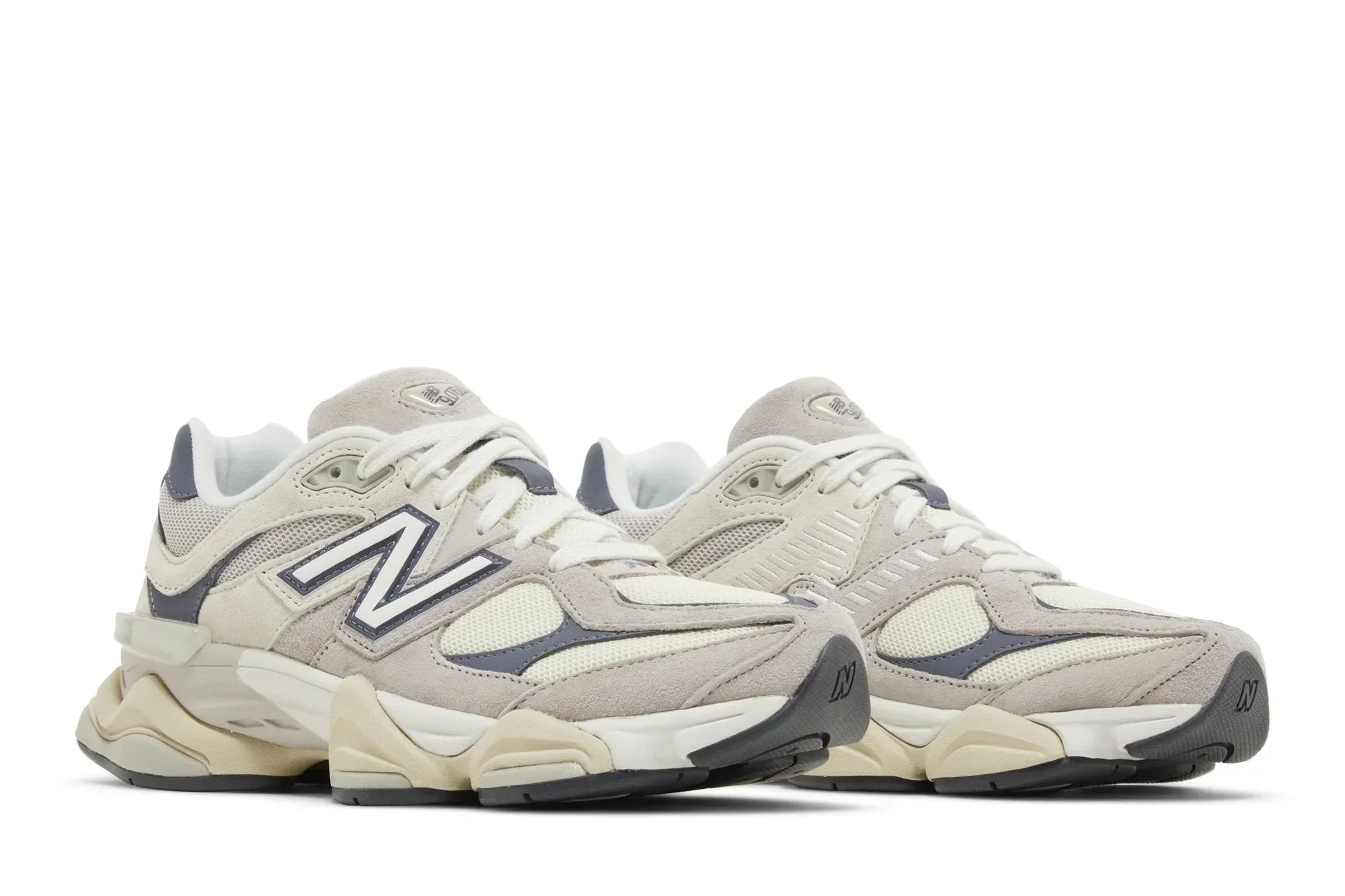 Tênis New Balance 9060 Moonrock Linen Dark Artic Grey Cinza vista superior