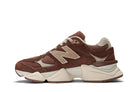 Tênis New Balance 9060 Rich Oak Marrom vista traseira