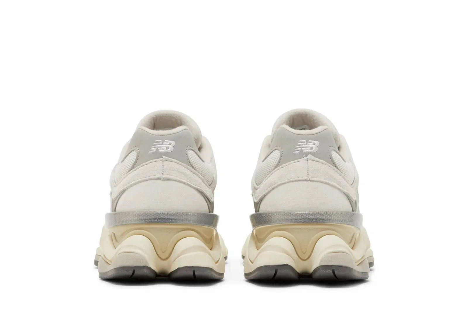 Tênis New Balance 9060 Sea Salt Concrete Branco detalhe do solado